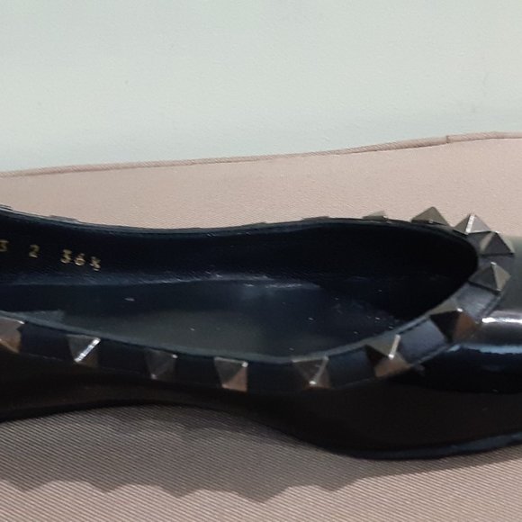 Valentino Garavani Rockstud Patent Leather Flats (6.5) - Picture 2 of 4